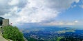 View from the top of Lovcen mountain in Cetinje